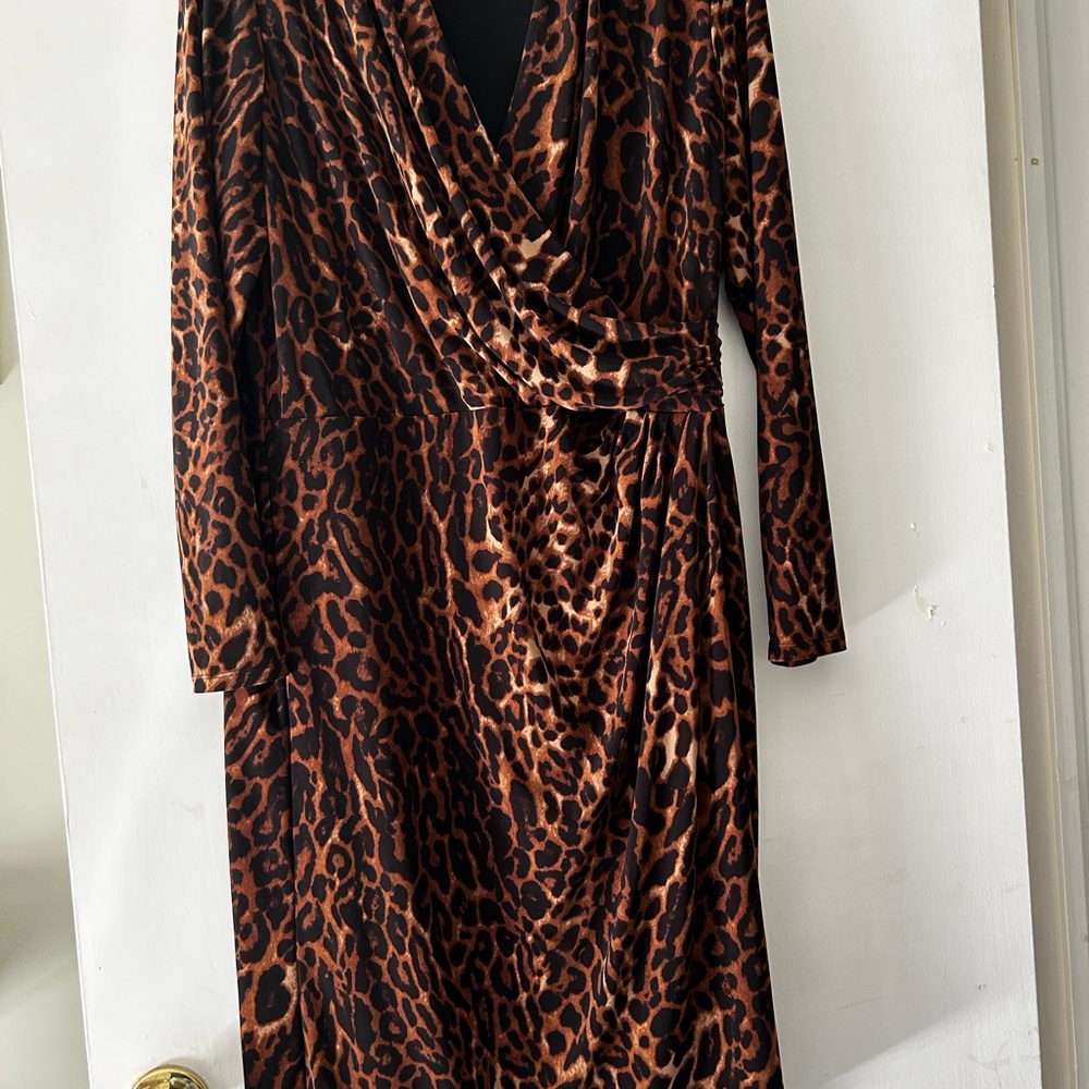Ralph Lauren Jersey faux wrap dress